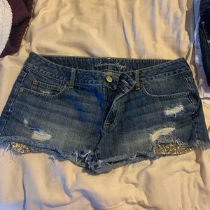 American Eagle jean shorts